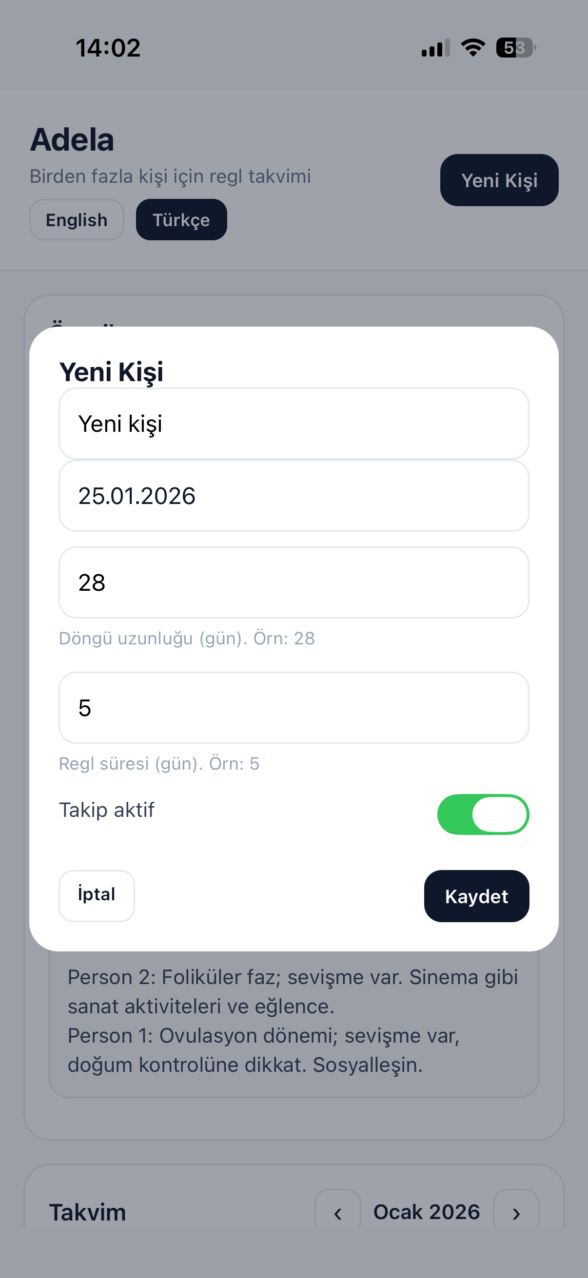 Partner ekle